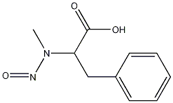 N-Nitroso-N-methyl-DL-phenylalanine 结构式