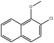 2-Chloro-1-methoxynaphthalene 结构式