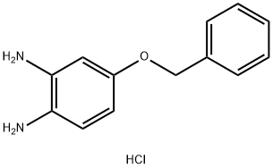 4-苄氧基-1,2-亚苯基二胺双盐酸盐 结构式