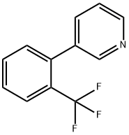 Pyridine, 3-[2-(trifluoromethyl)phenyl]- 结构式