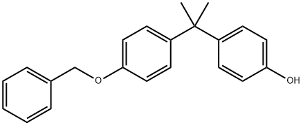 Bisphenol A Monobenzyl Ether 结构式