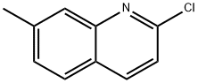 2-氯-7-甲基喹啉 结构式