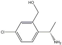 Benzenemethanol, 2-[(1S)-1-aminoethyl]-5-chloro- 结构式