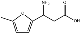 3-胺基-3-(5-甲基-2-呋喃)丙酸酯 结构式