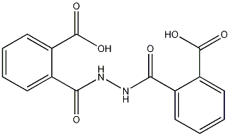 1,2-Bis(o-carboxybenzoyl)hydrazine 
 结构式