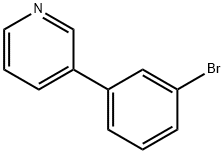 3-(3-溴苯基)吡啶 结构式