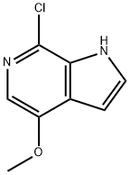 7-氯-4-甲氧基-1H-吡咯并[2,3-C]吡啶 结构式