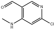4-甲氨基-6-氯-3-吡啶甲醛 结构式