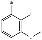 1-溴-2-碘-3-甲氧基苯 结构式