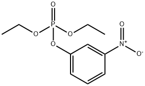 Phosphoric acid diethyl 3-nitrophenyl ester 结构式