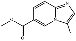 3-碘咪唑并[1,2-A]吡啶-6-羧酸甲酯 结构式