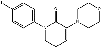1-(4-碘苯基)-3-吗啉基-5,6-二氢吡啶-2(1H)-酮 结构式