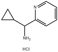 环丙基(吡啶-2-基)甲胺盐酸盐 结构式