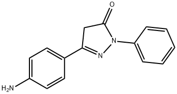 5-(4-氨基苯基)-2-苯基-4H-吡唑-3-酮 结构式