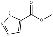 1,2,3-三氮唑-4-甲酸甲酯 结构式