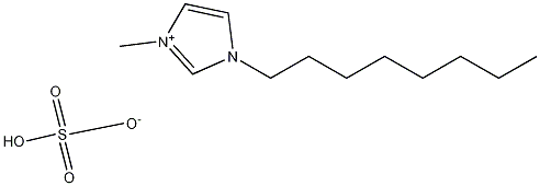 1-辛基-3-甲基咪唑硫酸氢盐 结构式