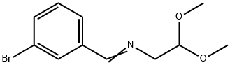 N-[(3-Bromophenyl)methylene]-2,2-dimethoxyethanamine 结构式