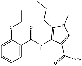 4-[(2-Ethoxybenzoyl)amino]-1-methyl-5-propyl-1H-pyrazole-3-carboxamide 结构式