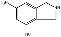 5-氨基异吲哚林盐酸盐 结构式