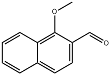1-甲氧基-2-萘甲醛 结构式