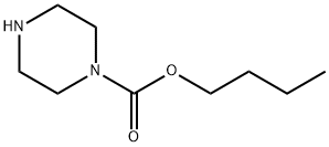 N-正丁氧羰基哌嗪 结构式