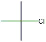 tert-Butyl chloride 结构式