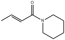 Piperidine, 1-(1-oxo-2-butenyl)-, (E)- 结构式