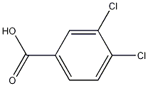 3,4-Dichlorobenzoic acid 结构式