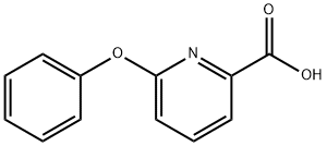 6-苯氧基-吡啶-2-甲酸 结构式