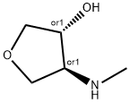 (3R,4S)-REL-四氢-4-(甲氨基)-3-羟基呋喃 结构式