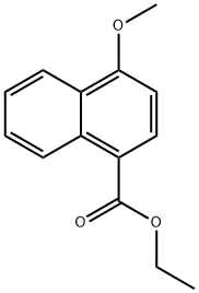 乙基4-甲氧基-1-萘甲酸酯 结构式