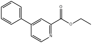 4-Phenylpyridine-2-carboxylic acid ethyl ester 结构式