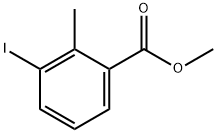 3-碘-2-甲基苯甲酸甲酯 结构式