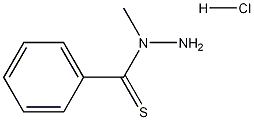 N-甲基-N-硫代苯甲酰肼盐酸盐 结构式