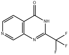 2-(Trifluoromethyl)-pyrido[3,4-d]pyrimidin-4(3H)-one 结构式