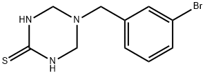5-[(3-Bromophenyl)methyl]tetrahydro-1,3,5-triazine-2(1H)-thione 结构式