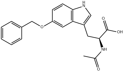 AC-DL-5-苄氧基色氨酸 结构式