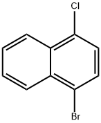 1-氯-4-溴萘 结构式