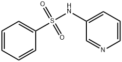 N-(3-吡啶基)苯磺酰胺 结构式