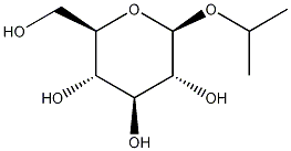 异丙基 BETA-D-吡喃葡萄糖苷 结构式