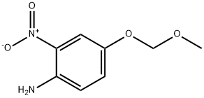 4-(甲氧基甲氧基)-2-硝基苯胺 结构式