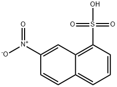 7-Nitronaphthalene-1-sulfonic acid 结构式