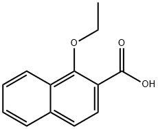 1-Ethoxynaphthalene-2-carboxylic acid 结构式