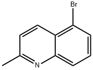 5-溴-2-甲基喹啉 结构式