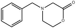 N-苄基吗啉-2-酮 结构式