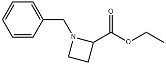 1-(苯基甲基)-2-氮杂环丁烷甲酸乙酯 结构式