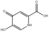 5-Hydroxy-4-pyridone-2-carboxylic acid 结构式