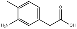 2-(3-氨基-4-甲基苯基)乙酸 结构式