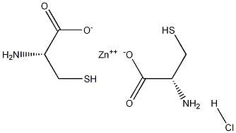 Zinc Cysteinate Hydrochloride 结构式