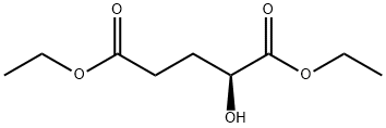 (S)-2-Hydroxypentanedioic Acid Diethyl Ester 结构式